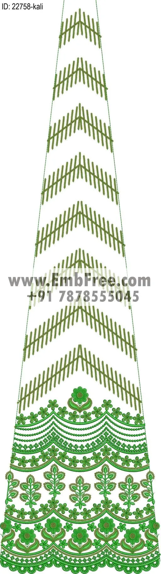 lahenga embroidery design-ID:22758