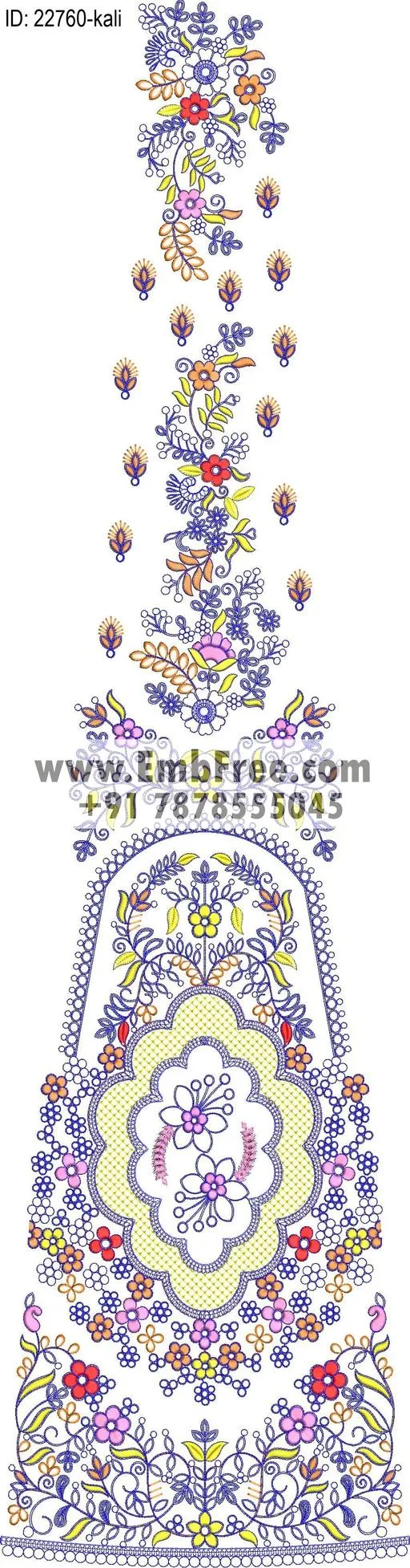 lahenga embroidery design-ID:22760