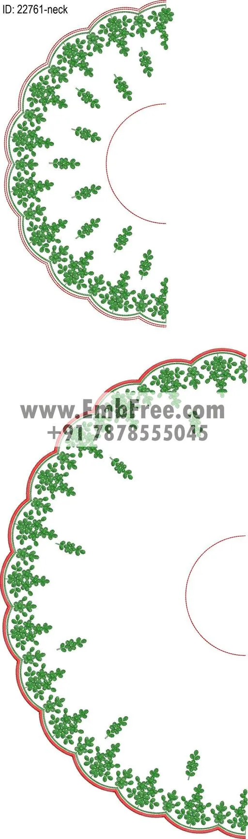 neck embroidery design-ID:22761