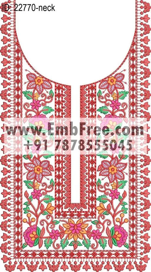 neck embroidery design-ID:22770