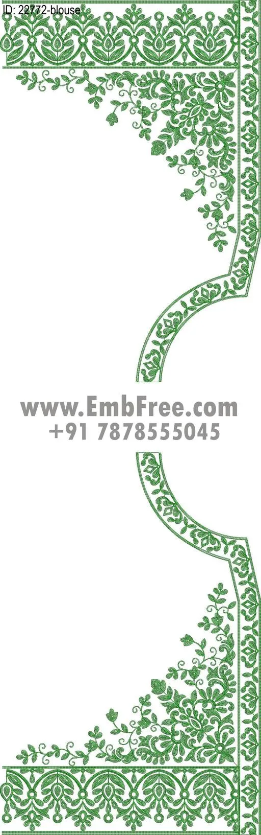 blouse embroidery design-ID:22772