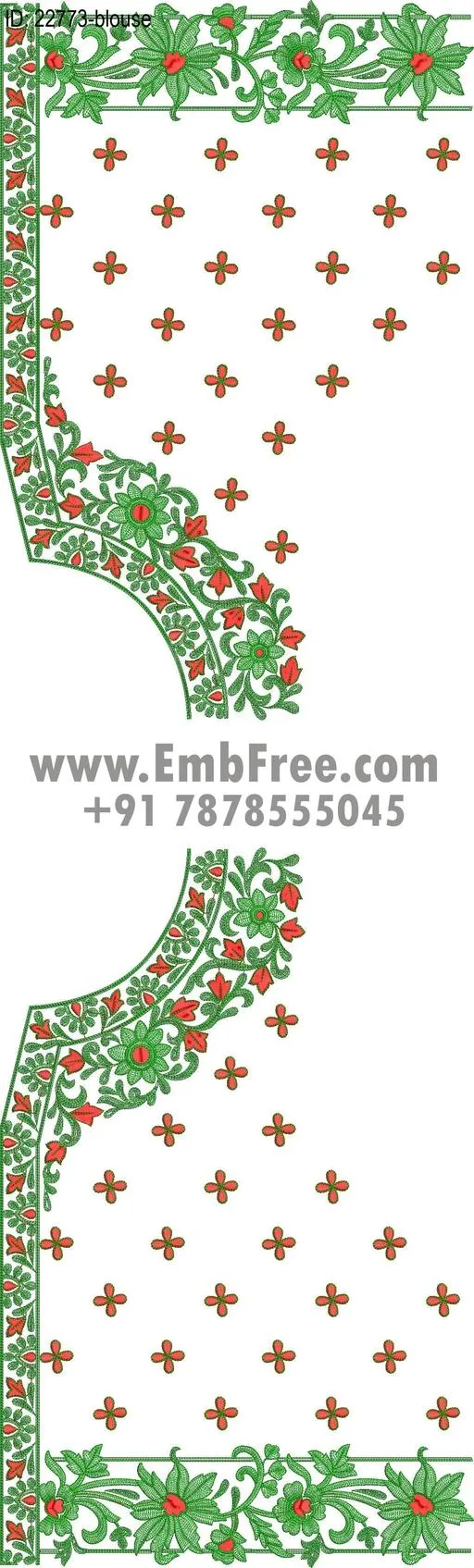 blouse embroidery design-ID:22773