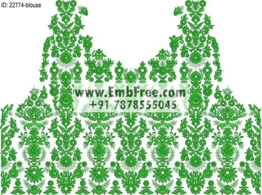 blouse embroidery design-ID:22774