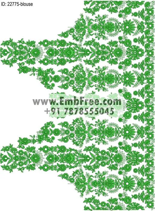 blouse embroidery design-ID:22775