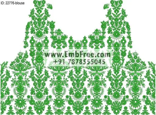 blouse embroidery design-ID:22776