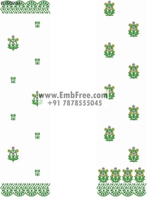 top dupatta embroidery design-ID:22782