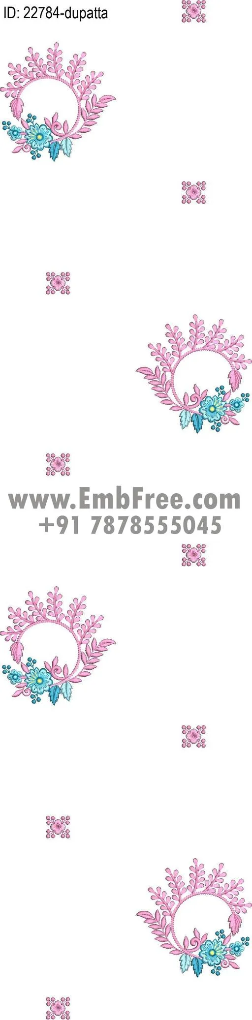 top dupatta embroidery design