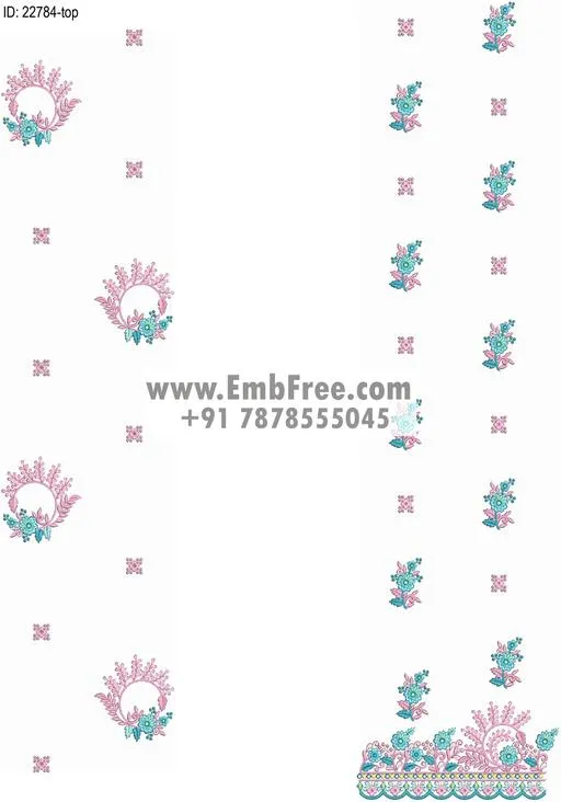 top dupatta embroidery design-ID:22784