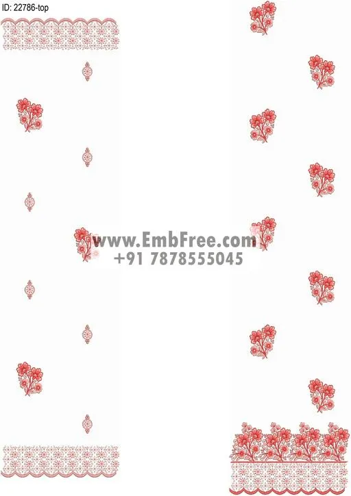 top dupatta embroidery design-ID:22786