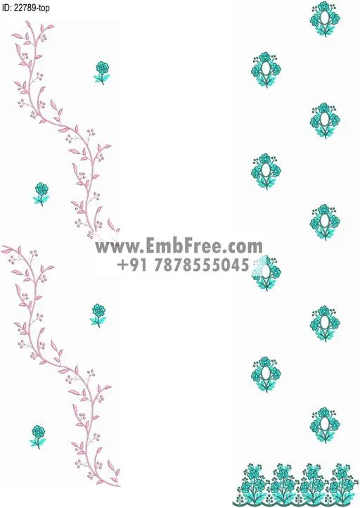 top dupatta embroidery design-ID:22789