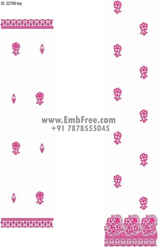 top dupatta embroidery design-ID:22790