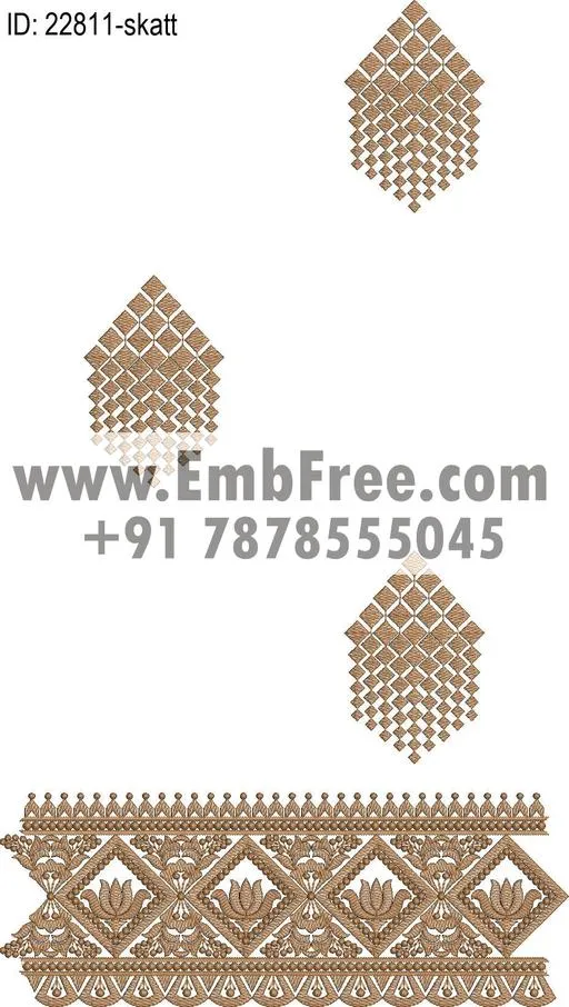 saree cpallu embroidery design thumbnail 3