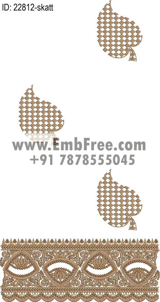 saree cpallu embroidery design thumbnail 3