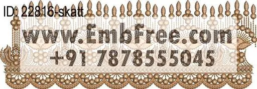 saree cpallu embroidery design thumbnail 3