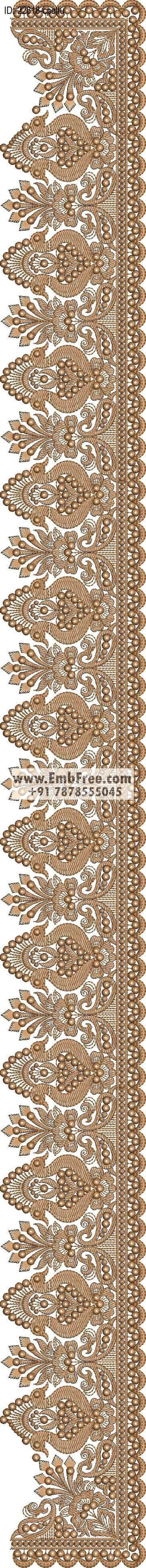 saree cpallu embroidery design