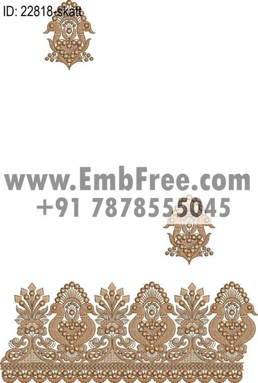 saree cpallu embroidery design thumbnail 3