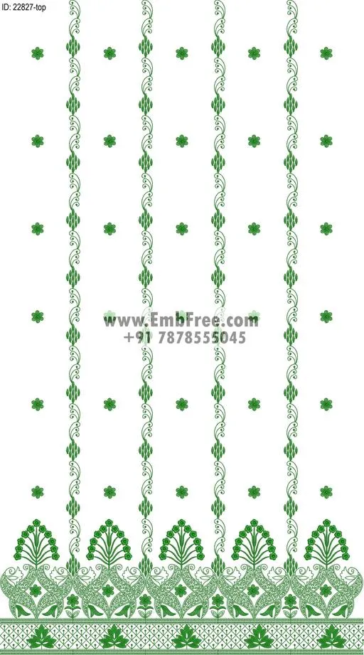 Embroidery Designs for dress id:22827