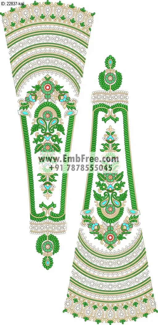 Embroidery Designs for dress id:22837