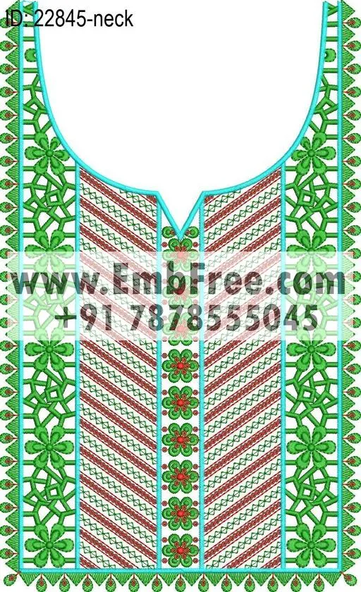 neck embroidery design-ID:22845