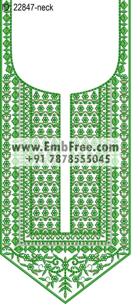 neck embroidery design-ID:22847