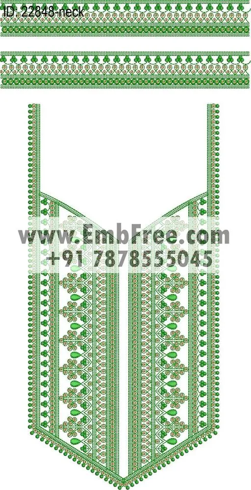 neck embroidery design-ID:22848