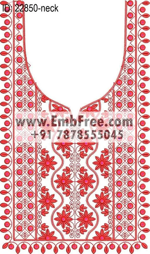neck embroidery design-ID:22850