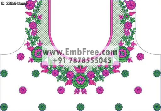 blouse embroidery design-ID:22856