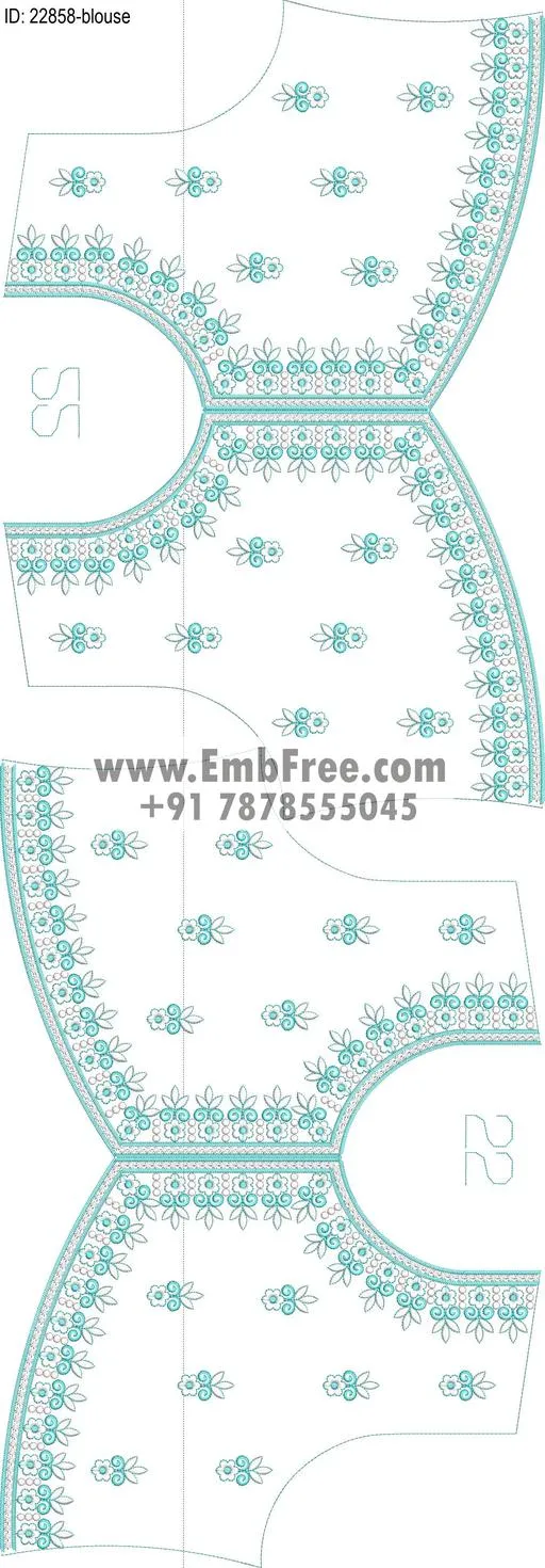 blouse embroidery design-ID:22858
