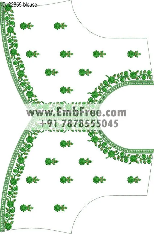 blouse embroidery design-ID:22859