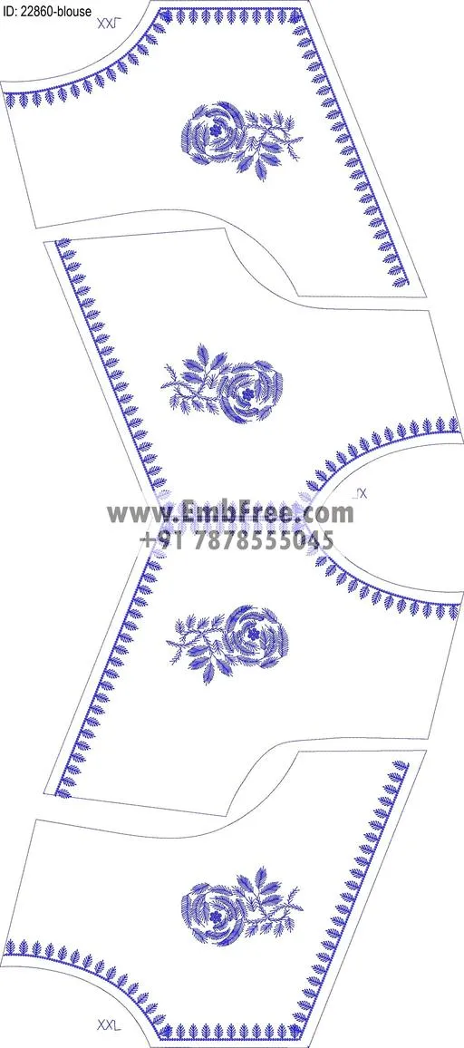 blouse embroidery design-ID:22860