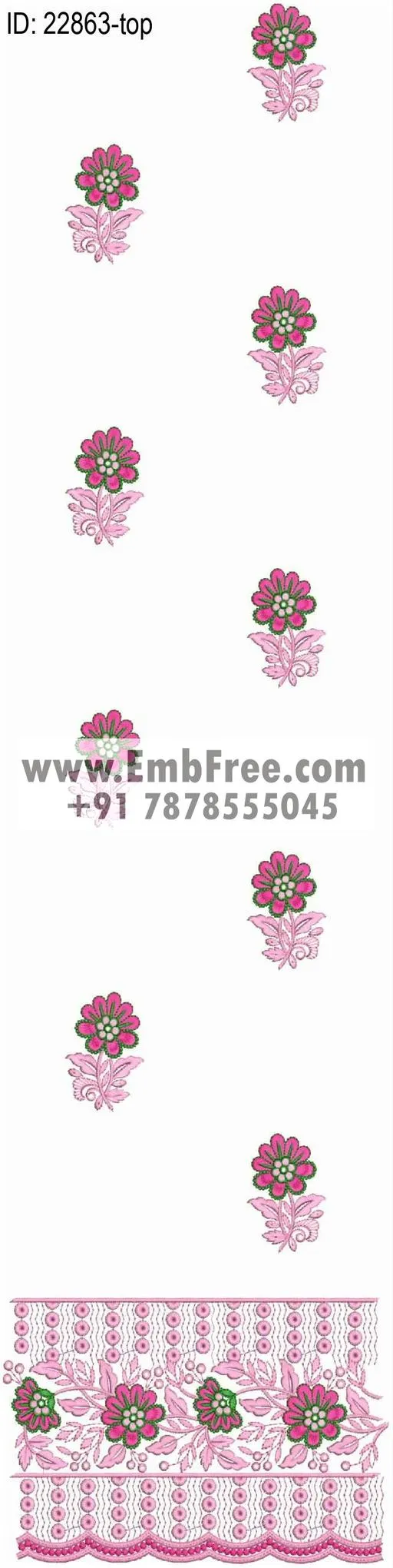 Embroidery Designs for dress id:22863
