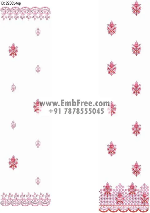 top dupatta embroidery design-ID:22865