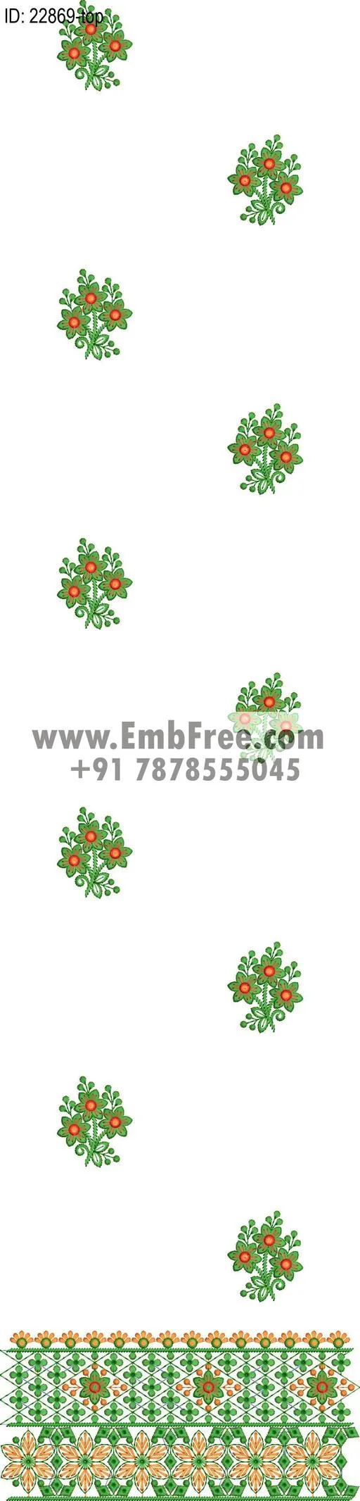 Embroidery Designs for dress id:22869