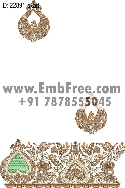 saree cpallu embroidery design thumbnail 3