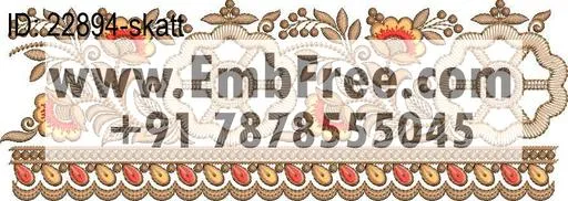 saree cpallu embroidery design thumbnail 3