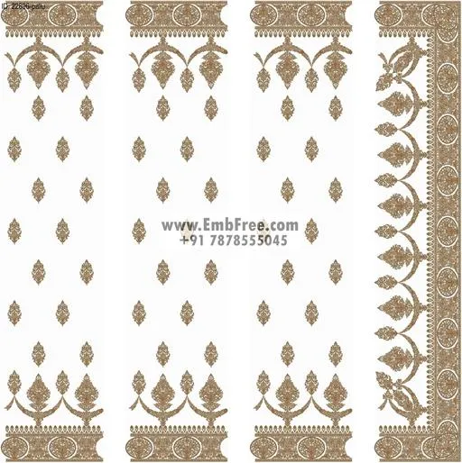 Embroidery designs for saree id:22896