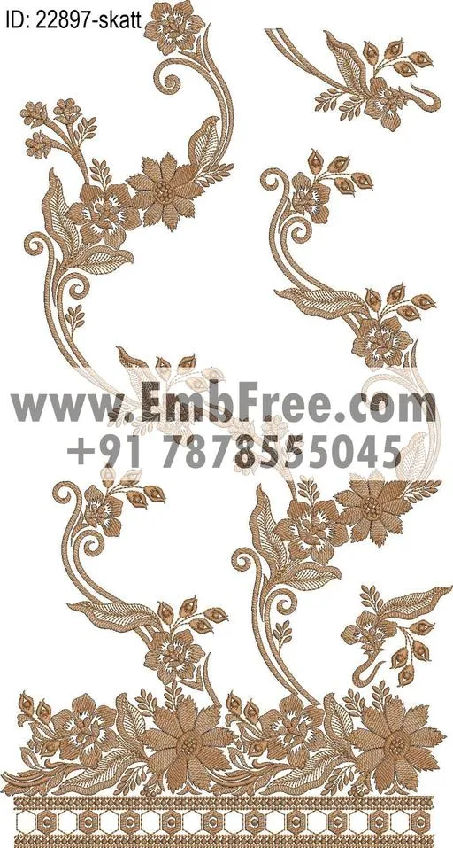saree cpallu embroidery design thumbnail 3