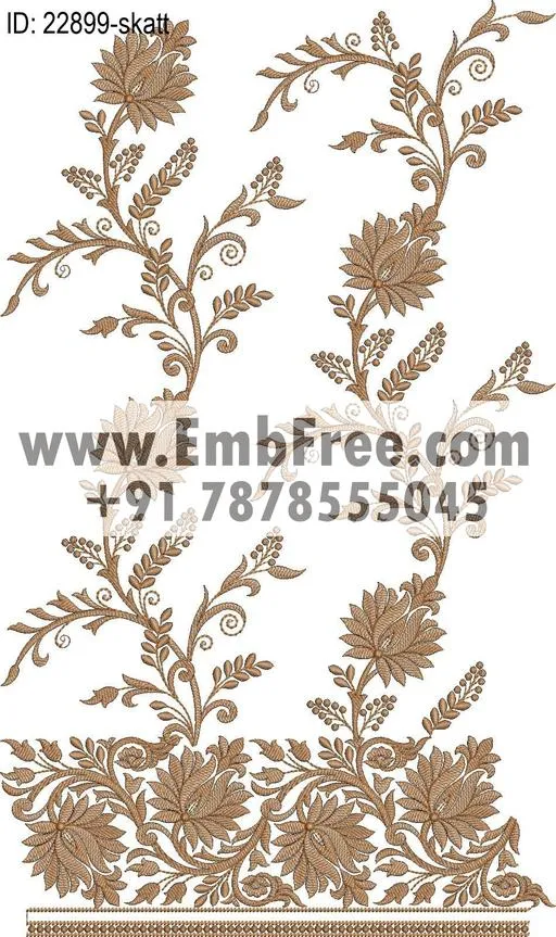 saree cpallu embroidery design thumbnail 3
