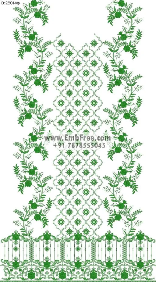 Embroidery Designs for dress id:22901