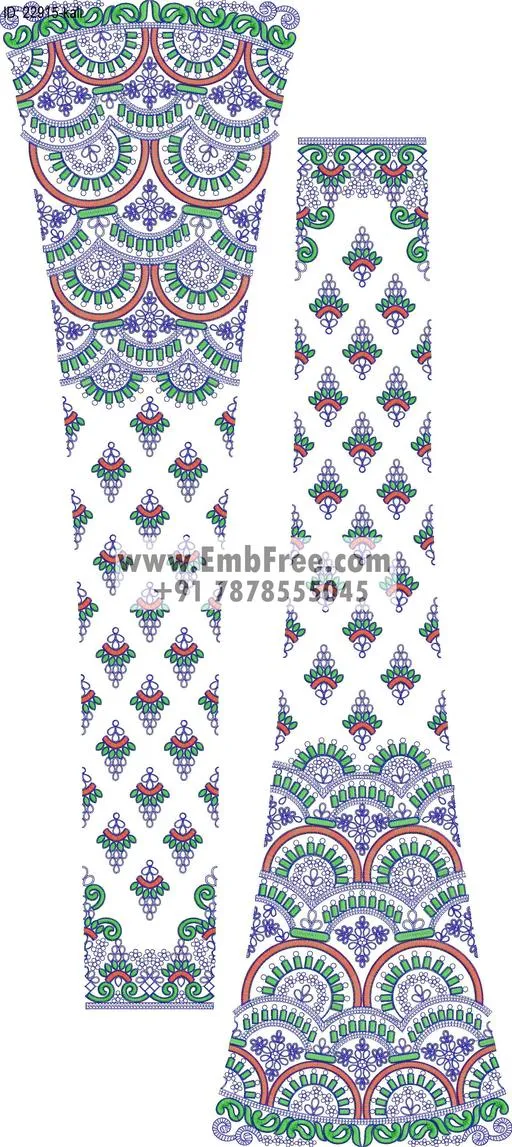 Embroidery Designs for dress id:22915