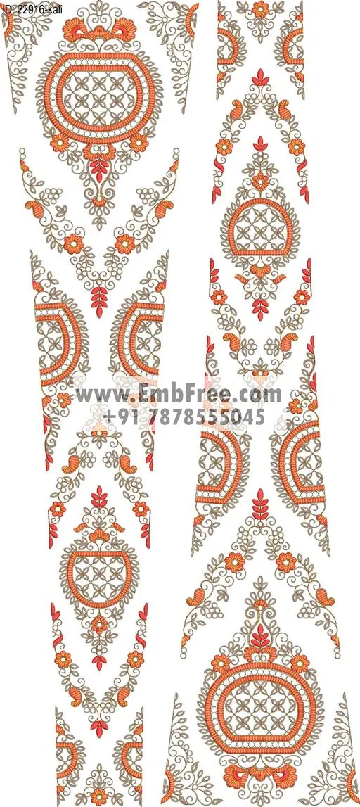 Embroidery Designs for dress id:22916