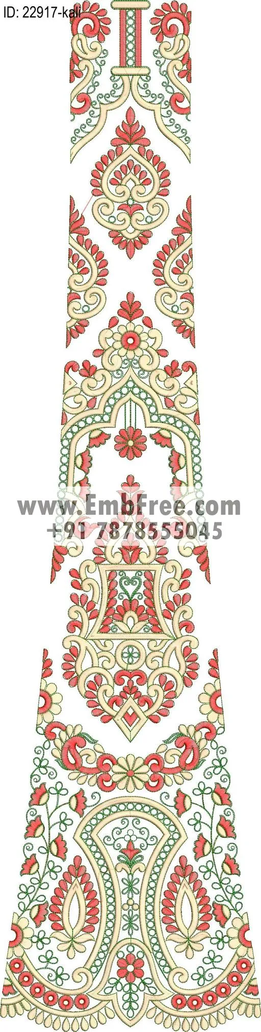 Embroidery Designs for dress id:22917