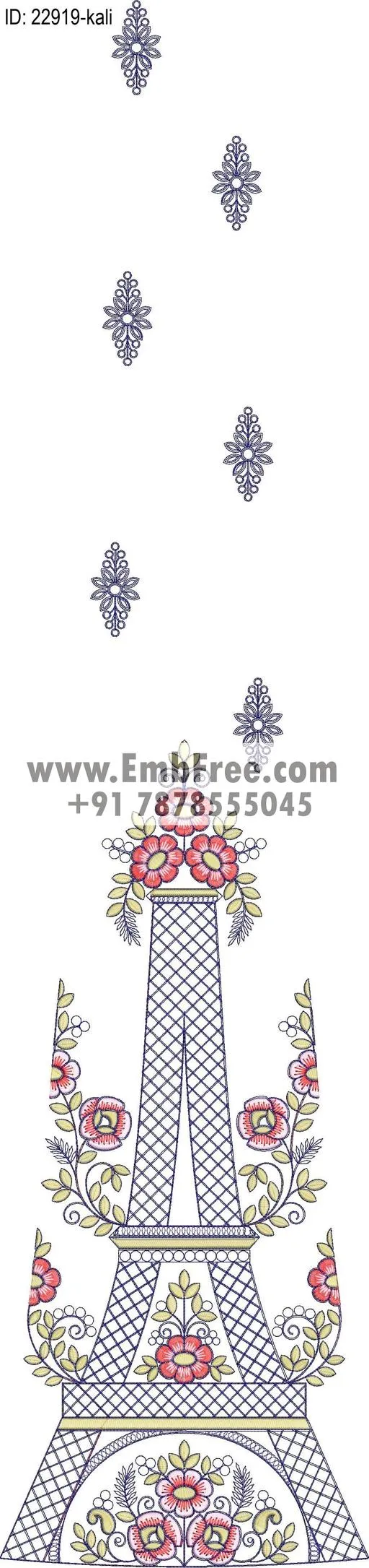 Embroidery Designs for dress id:22919