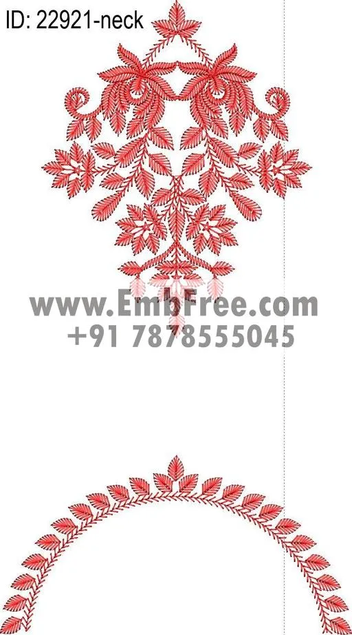 neck embroidery design-ID:22921