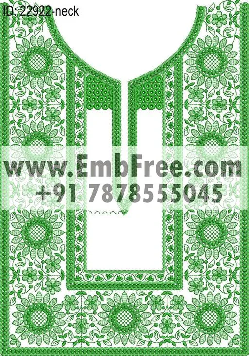 neck embroidery design-ID:22922