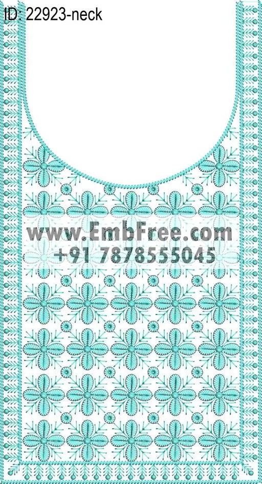 neck embroidery design-ID:22923