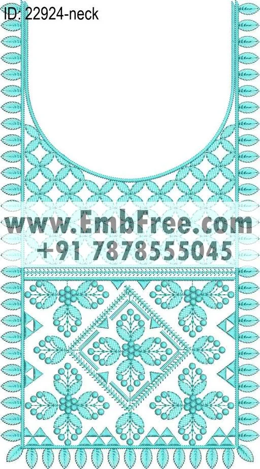 neck embroidery design-ID:22924