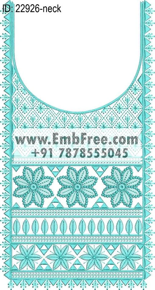 neck embroidery design-ID:22926