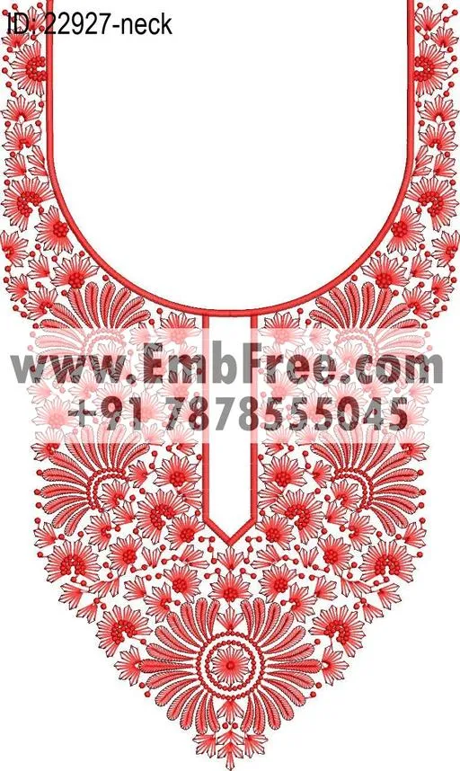 neck embroidery design-ID:22927