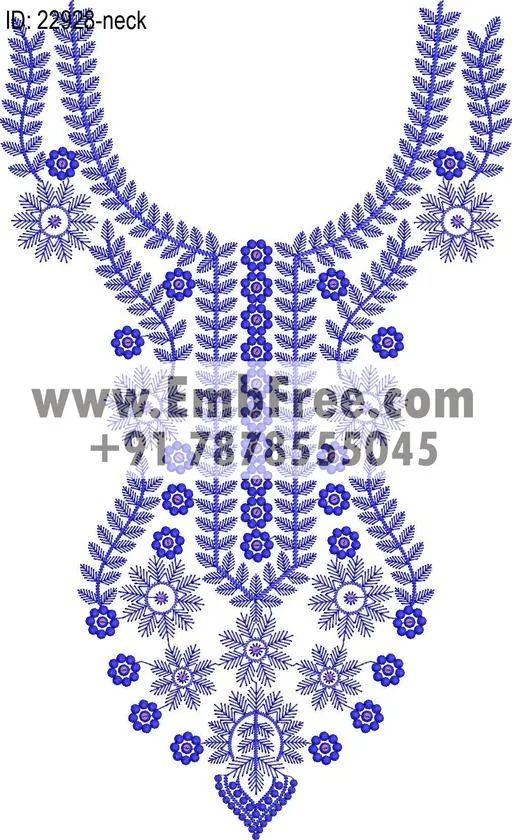neck embroidery design-ID:22928
